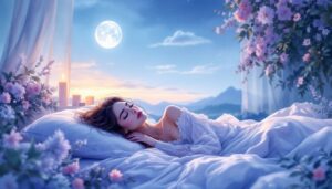 An illustration depicting the importance of sleep for health and well-being.