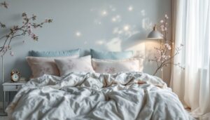 An ideal sleep environment promoting quality sleep.
